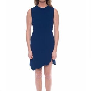Carven navy blue sheath dress